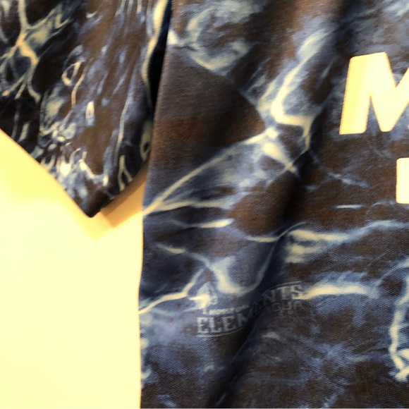 Mossy Oak Fishing Short Sleeve Rash Guard Blues Youth 10-12 New - Picture 13 of 16